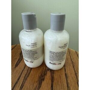 Anthony set of 2 glycolic facial cleanser 100 ml each.